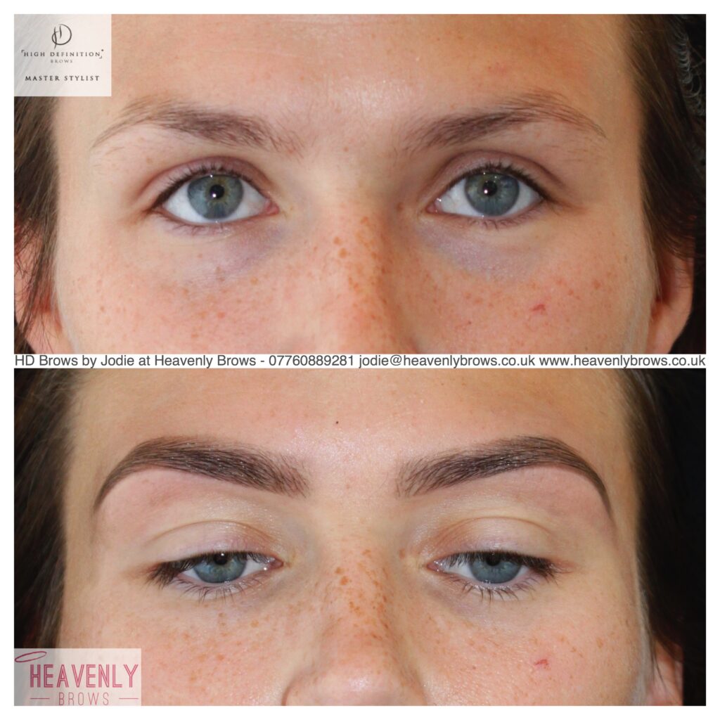 Example of High Definition Brows, by Heavenly Brows.